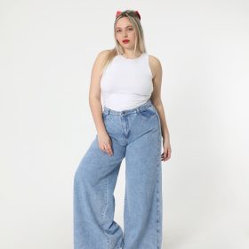 WIDE LEG JOYCE rigido