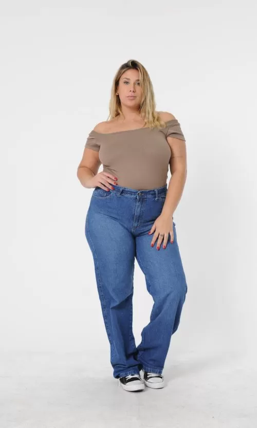WIDE LEG MEDIO ELASTICO LIBERTY rigido