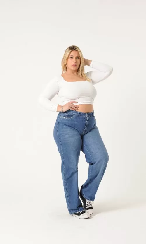 WIDE LEG JAPON CON TACHAS rigido