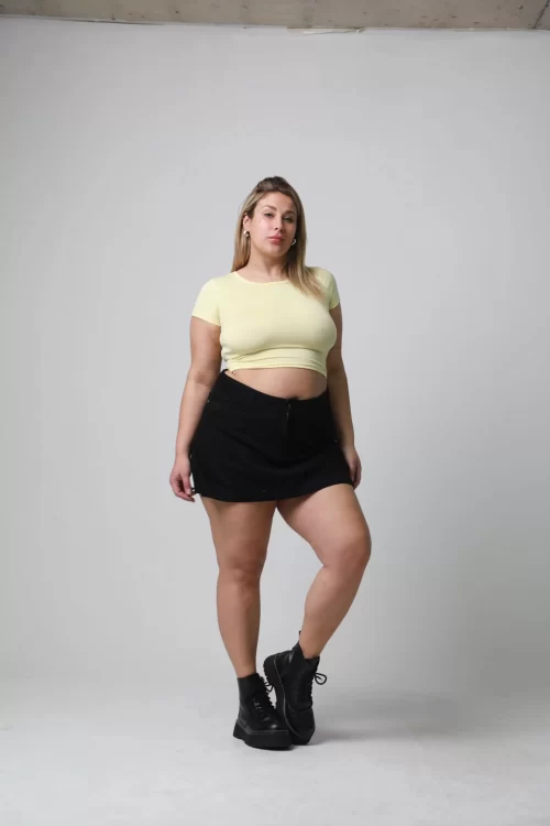 SHORT POLLERA CALICE NEGRO rigido