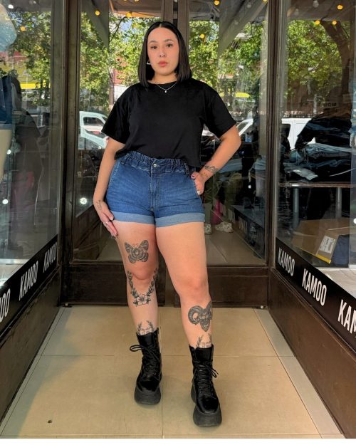 SHORT BAGGY RUBRA elastizado