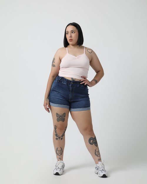 SHORT BAGGY RUBRA elastizado