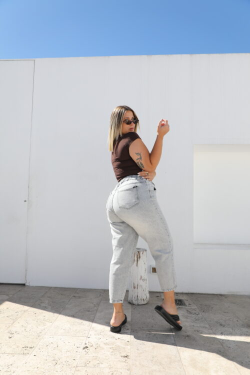 PANTALON BAGGY CINDY rigido - Imagen 5