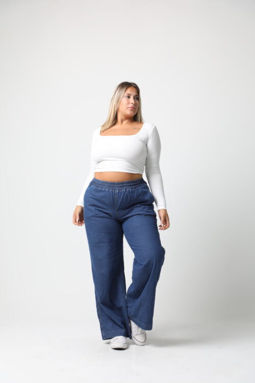 WIDE LEG PIJAMERO ANT rigido