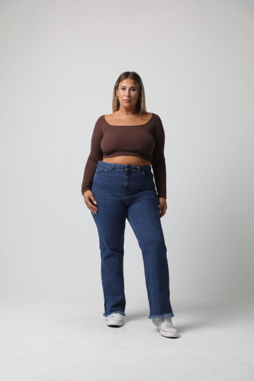 WIDE LEG CANNES CON TAJO Y FLECOS