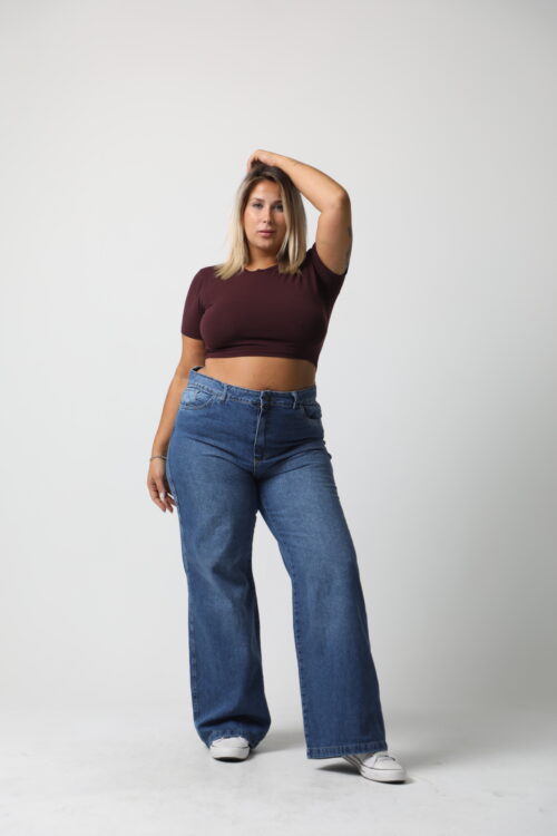 Alternative view of WIDE LEG BLAIR rigido