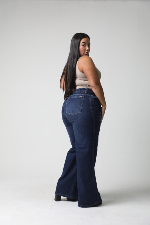 Alternative view of WIDE LEG TULUS CON CINTO rigido