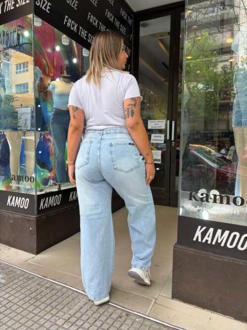 WIDE LEG NED CON ROTURAS rigido - Imagen 4